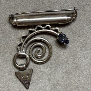 Sterling silver pin